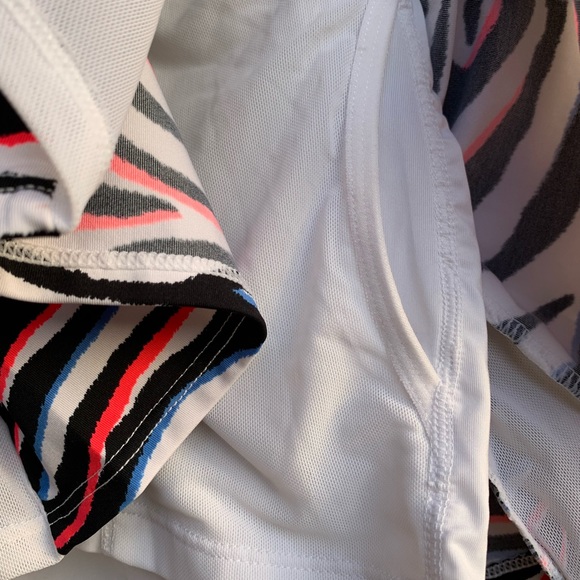 Tail Rosyelyn Golf Tennis Skirt Skort ZEBRA Pockets White Black Blue & Red S. - Picture 6 of 8